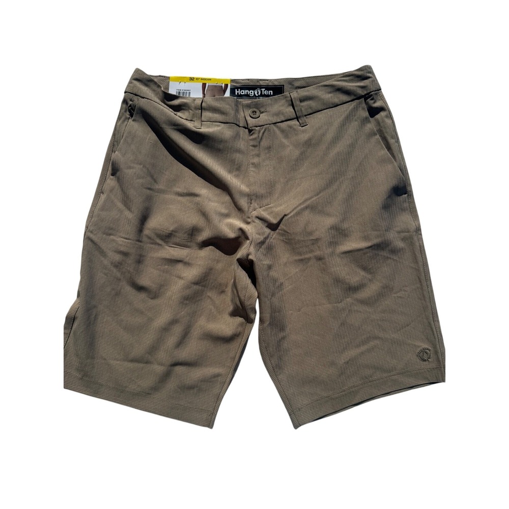 Hang Ten Hybrid Walkshorts Comfort Waistband Stretch Quick Dry Size 32